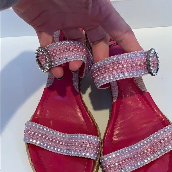 Costa Blanca pink wedge size 10 - Picture 8 of 13